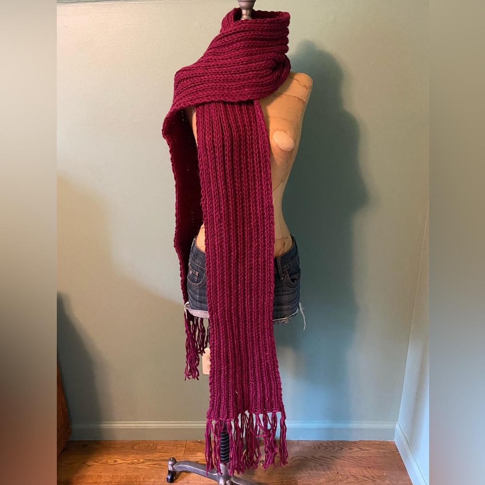 H&M Maroon Scarf